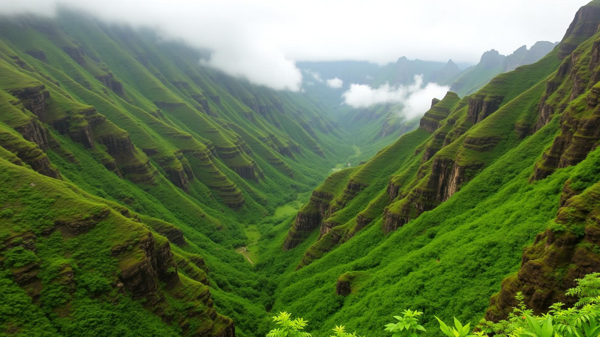 Hawaiian cliffs