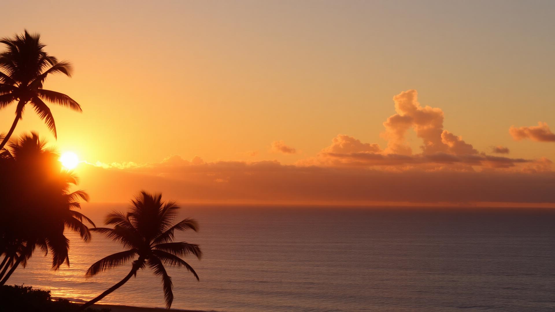 Hawaiian sunset